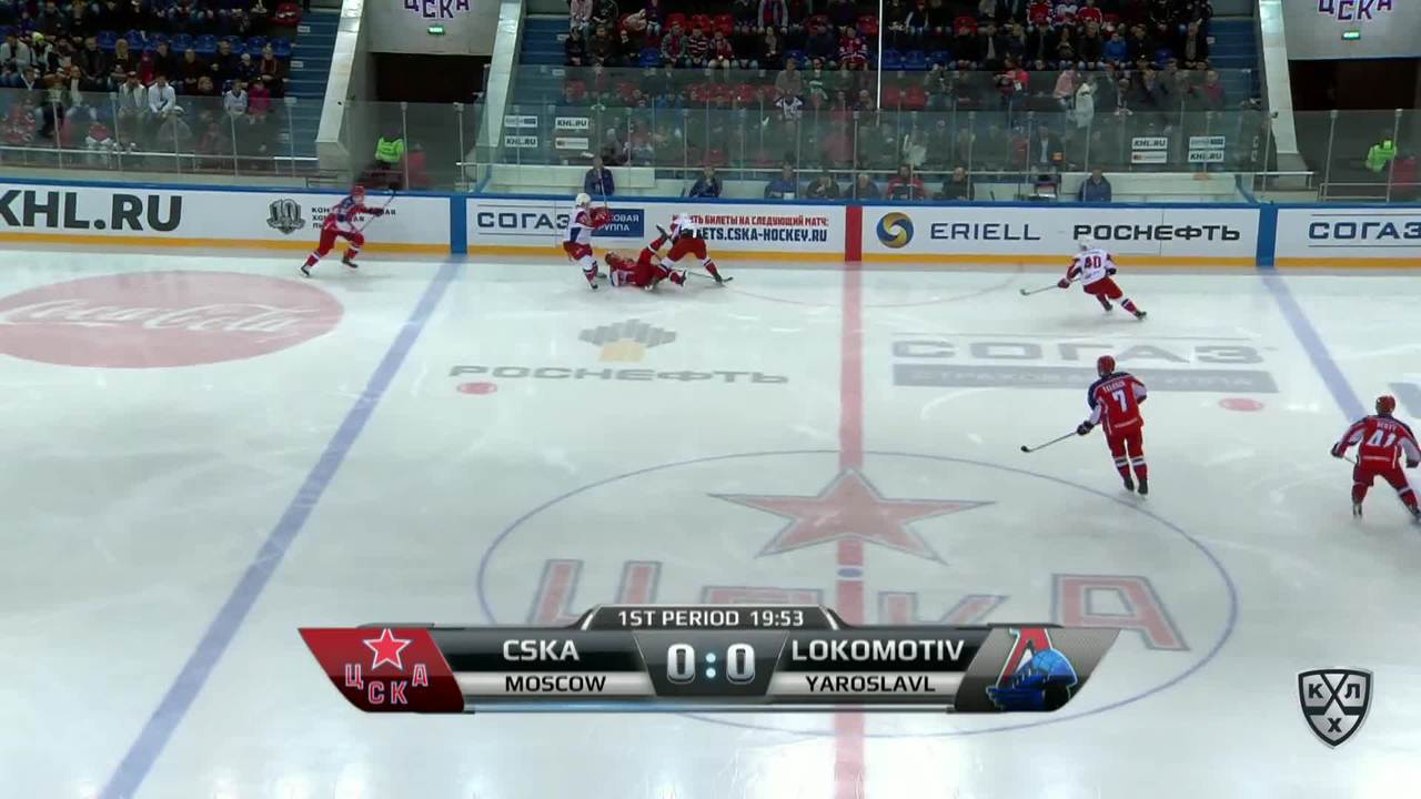 ЦСКА - Локомотив 2:3 ОТ, 21 октября 2017