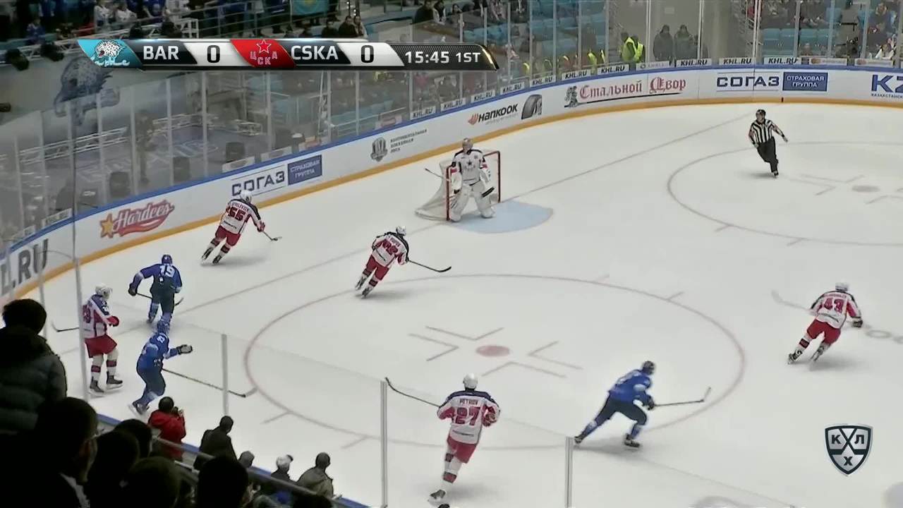 Барыс - ЦСКА 5:3, 5 ноября 2017
