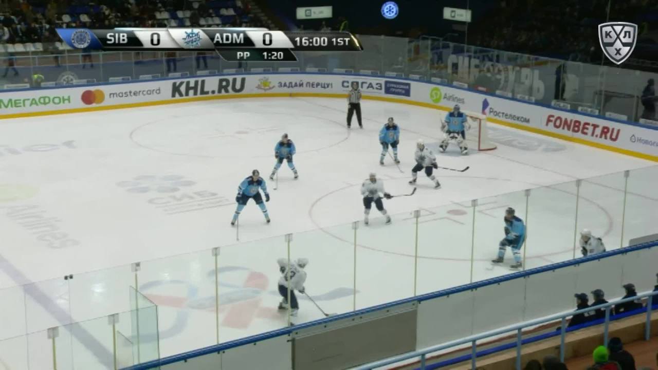 Сибирь - Адмирал 3:1, 3 декабря 2018