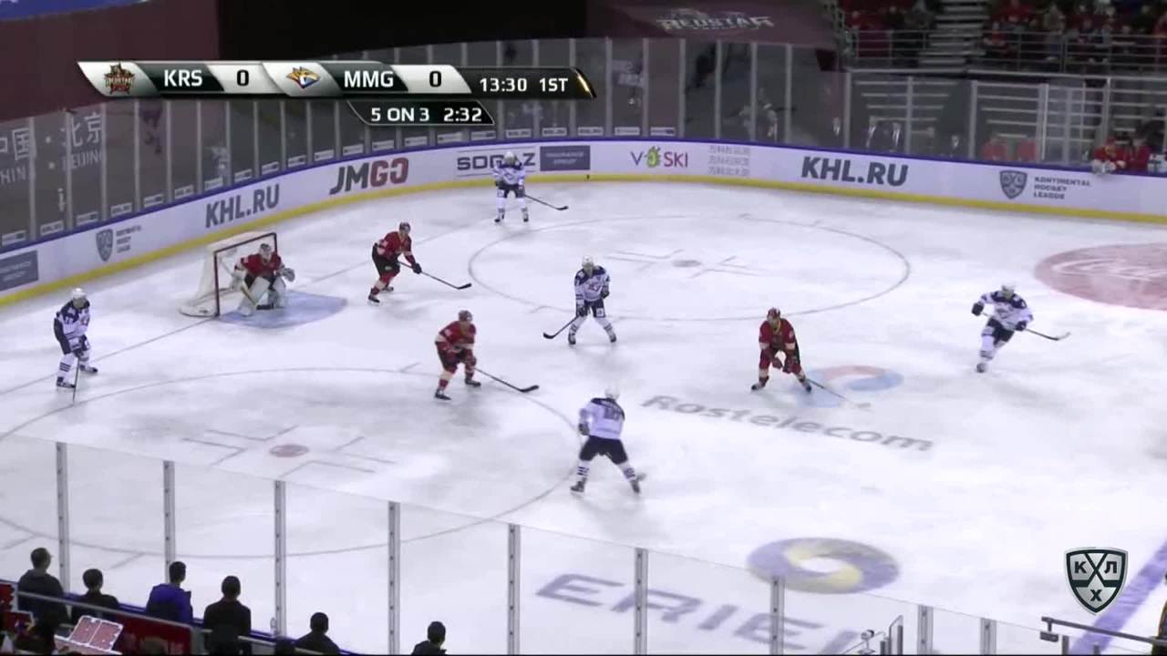 Кубок Гагарина 2017, Кунлунь РС - Металлург Мг 2:3 (Матч 3)