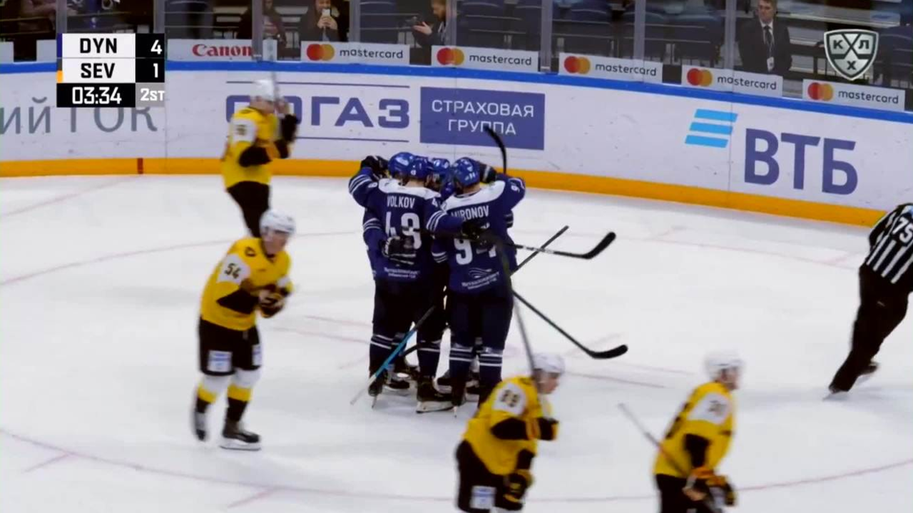 Динамо Мск - Северсталь 8:1, 19 декабря 2019
