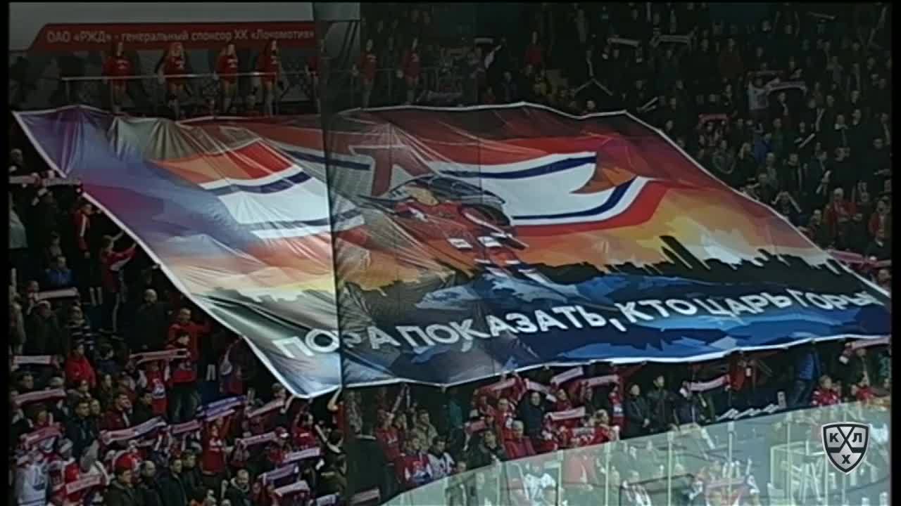 Кубок Гагарина 2017, Локомотив - Динамо Мн 2:1 (Матч 1)
