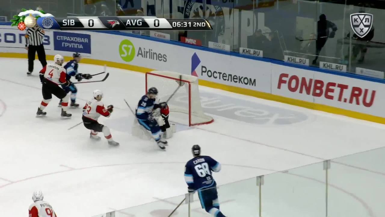 Сибирь – Авангард 3:0, 28 декабря 2018