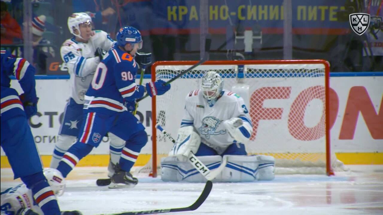 СКА - Барыс | 17.10.2021 | Обзор матча КХЛ
